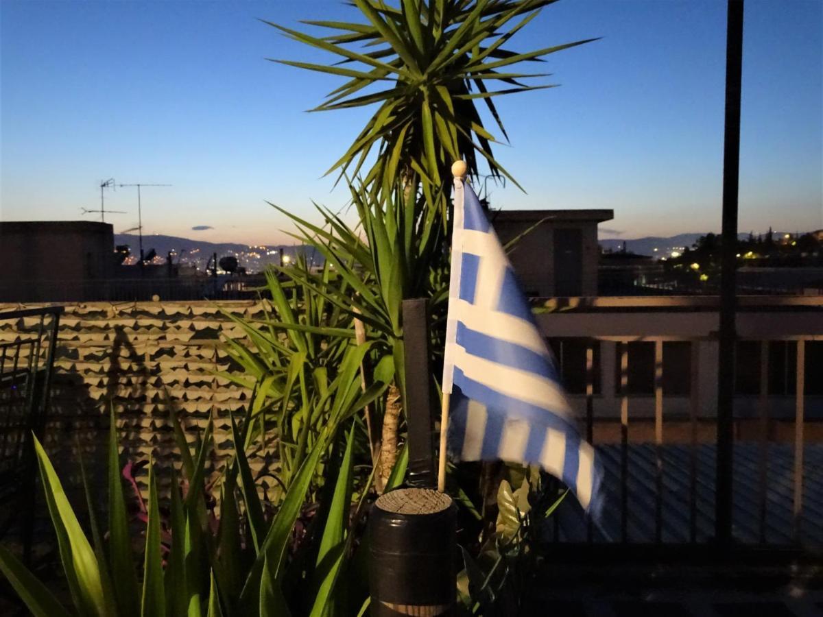 Olympus! Athens! Studio In The Sky!! 20' Walk To The Acropolis Exteriör bild