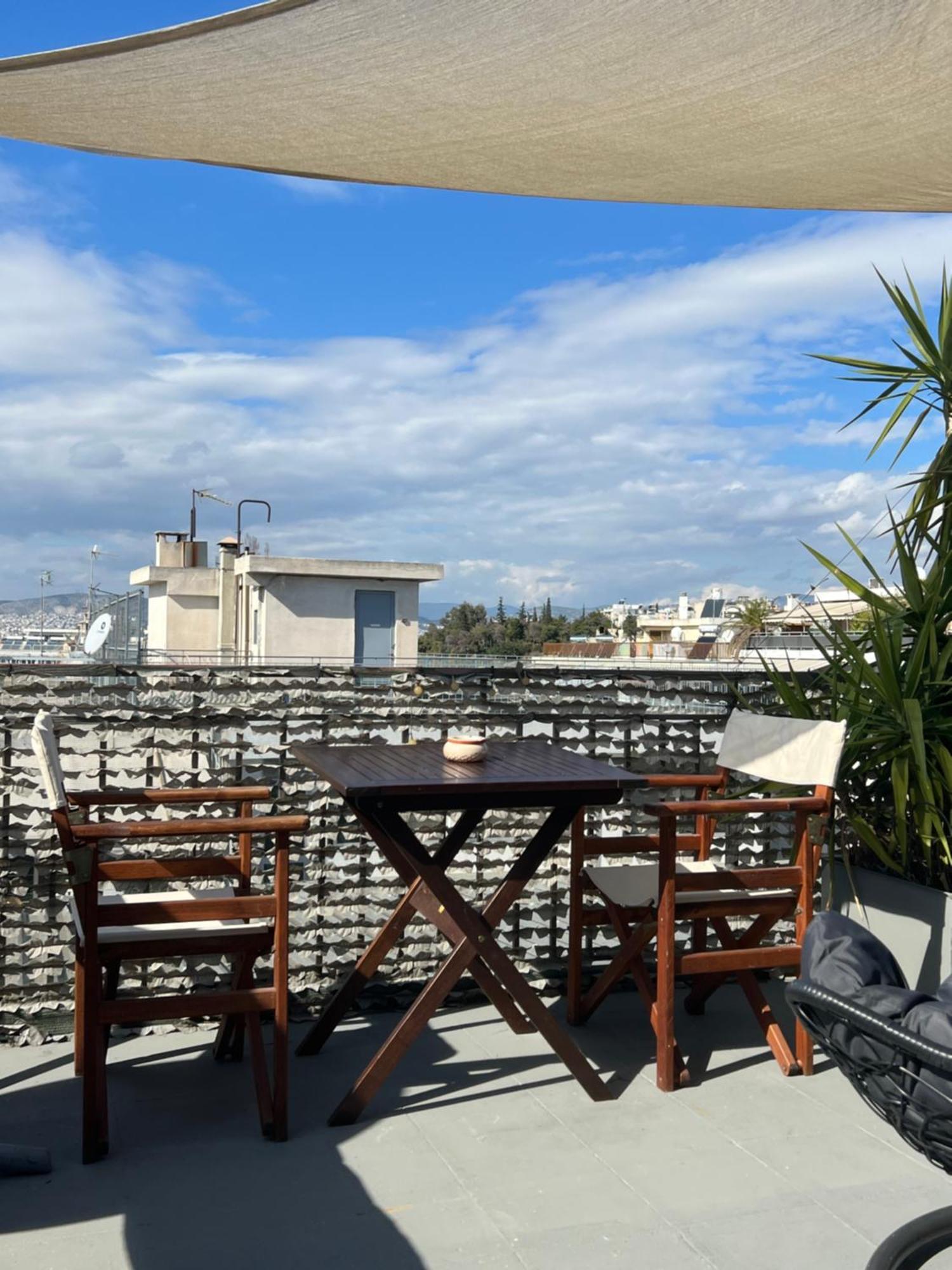 Olympus! Athens! Studio In The Sky!! 20' Walk To The Acropolis Exteriör bild